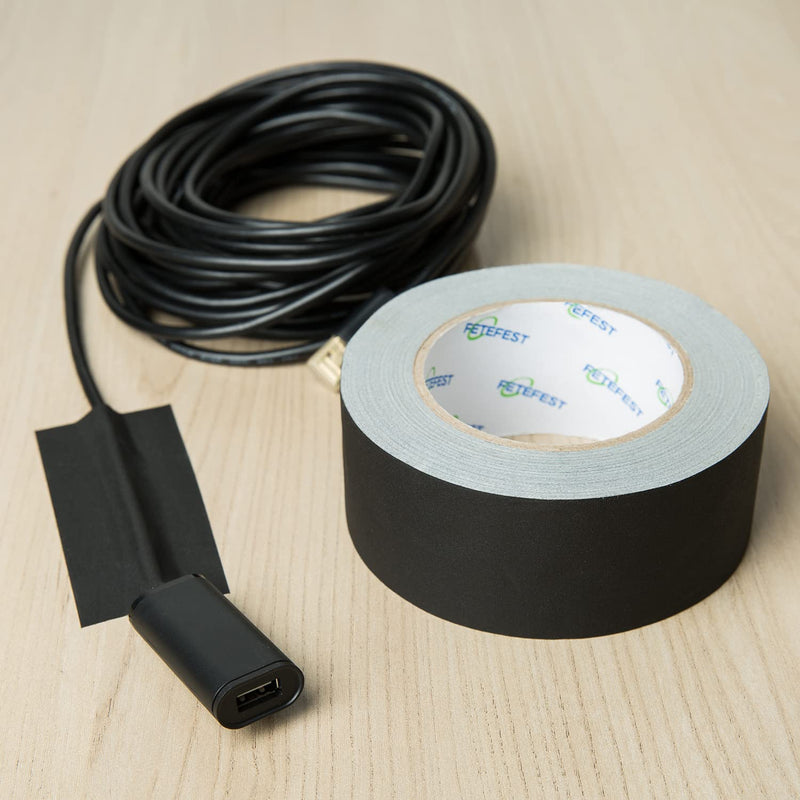 [Australia - AusPower] - Gaffers Tape Black Heavy Duty, 2" by 30 Yards, Professional Grade Gaffer Tape, Non-reflective, No Residue, Hand Tear, Self-adhesive, Multiple Purposes (Black, 2 inches x 30 Yards) 2" Black (1 Roll) 