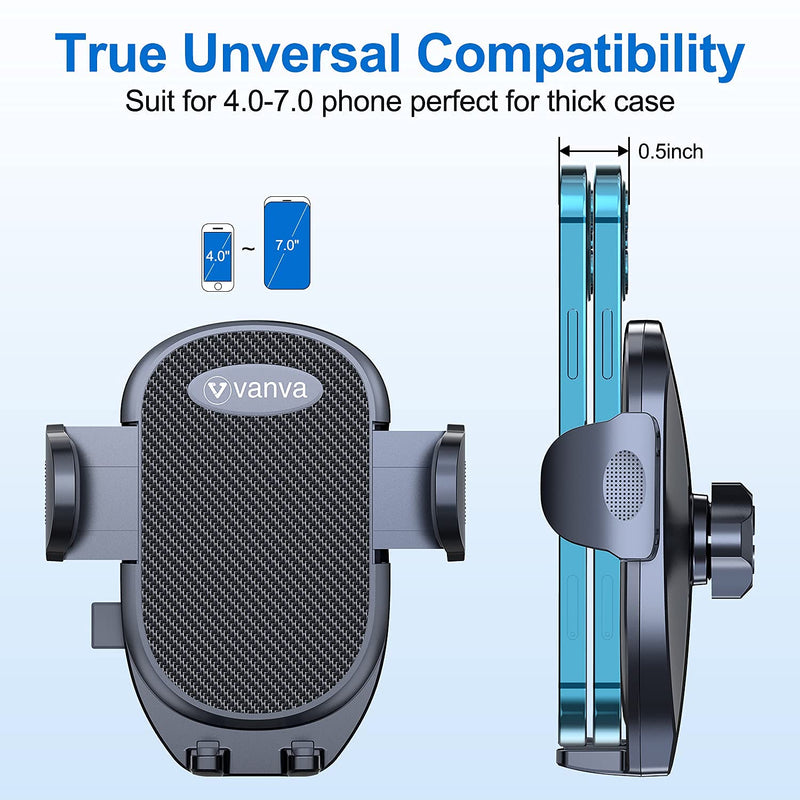 [Australia - AusPower] - Universal Air Vent Car Mount, [ Big Phones & Thick Case Friendly ] Cell Phone Holder for Car Hands Free Clamp Cradle Vehicle fit for All Apple (B1) 