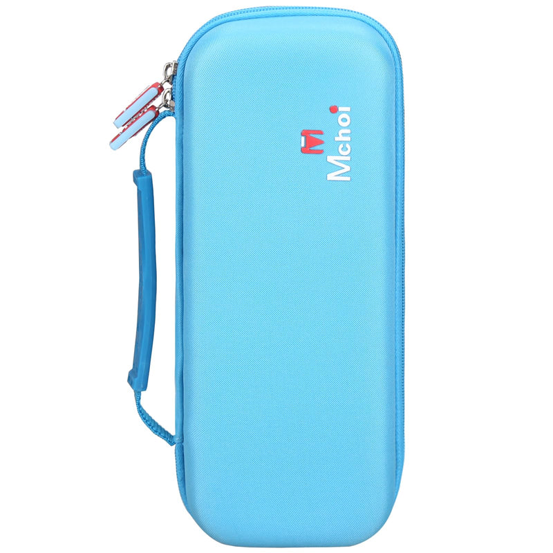 [Australia - AusPower] - Mchoi Stethoscope Case Compatible with 3M Littmann Classic III, Lightweight II S.E, MDF Acoustica Deluxe Stethoscope, Extra Room for Medical Scissors EMT Trauma Shears and Accessories, Blue Grey 