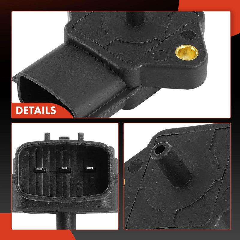 [Australia - AusPower] - A-Premium Barometric Pressure Sensor [3 Pins] Compatible with Mazda Miata 1999-2005 1.8L, MPV 2000-2006, Replace# Z5A618211A 