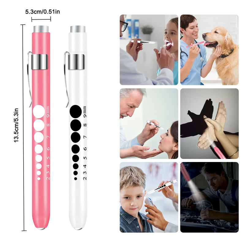 [Australia - AusPower] - Stethoscope Carrying Case Hard Stethoscope Case Compatible for 3M Littmann Classic III and Nurse Scissors and Pen Light Set Trauma Shears Pen Lights for Nurses Bandage Scissors with Carabiner 