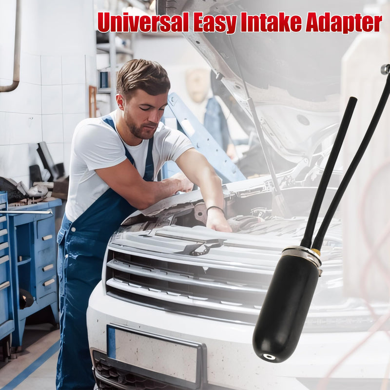 Expandable Bladder Leakage Tester Locator Easy Automotive Leak Plug for All Vehicles，Universal Easy Intake Adapter, Automotive Smoke Machine Bladder (黑色1)