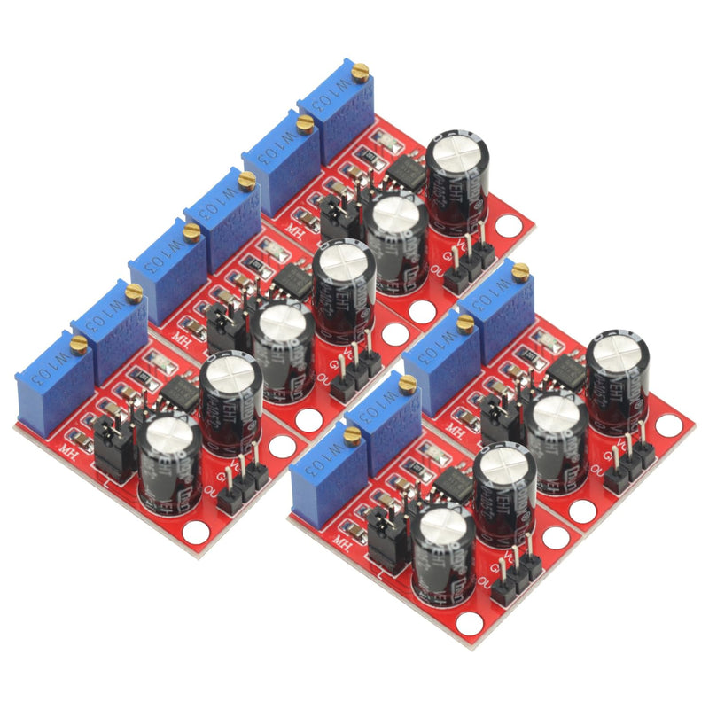 [Australia - AusPower] - 5Pcs NE555 Pulse Frequency,Pulse Generator, Duty Cycle Adjustable Module,Square/Rectangular Wave Signal Generator,Stepping Motor Driver 