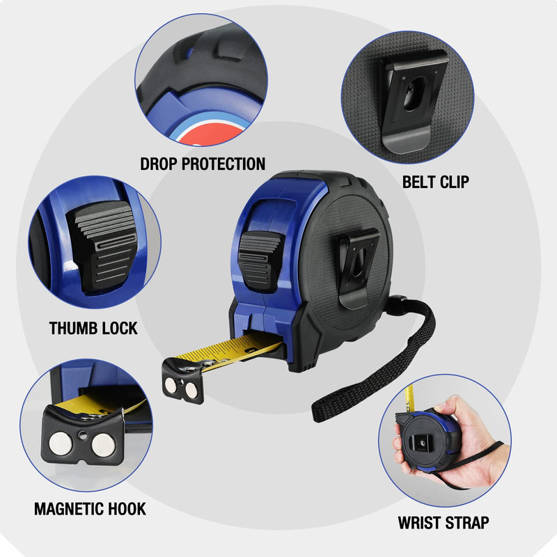 WORKPRO Ratchet PVC Pipe Cutter Tool & WORKPRO 25FT Tape Measure