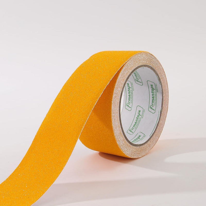 Anti-Slip Tape, Anti-Slip Traction Tape, Abrasive Adhesive. Optimal for Outdoor, Indoor, Stairs and Steps, High Traction, Friction, Strong Grip. (Yellow, 2IN*30FT)