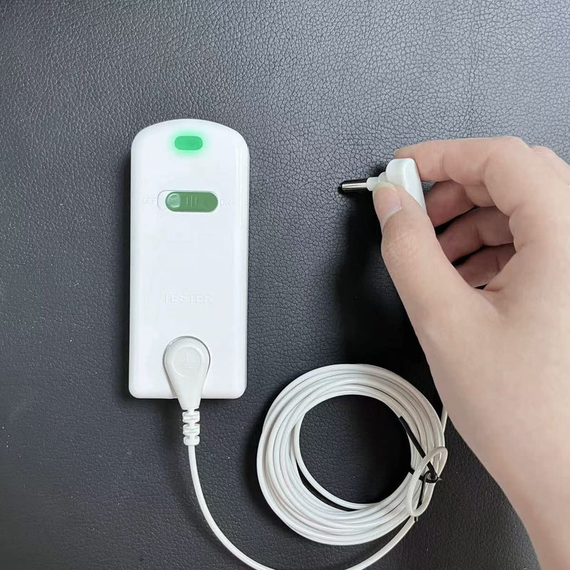 [Australia - AusPower] - Grounding Tester with Cable 15ft, Use to Test The Continuity of Universal Grounding Products, Grounding Mats, Sheets, Wristband, Grounding Tester for Effectiveness of Grounding Products 