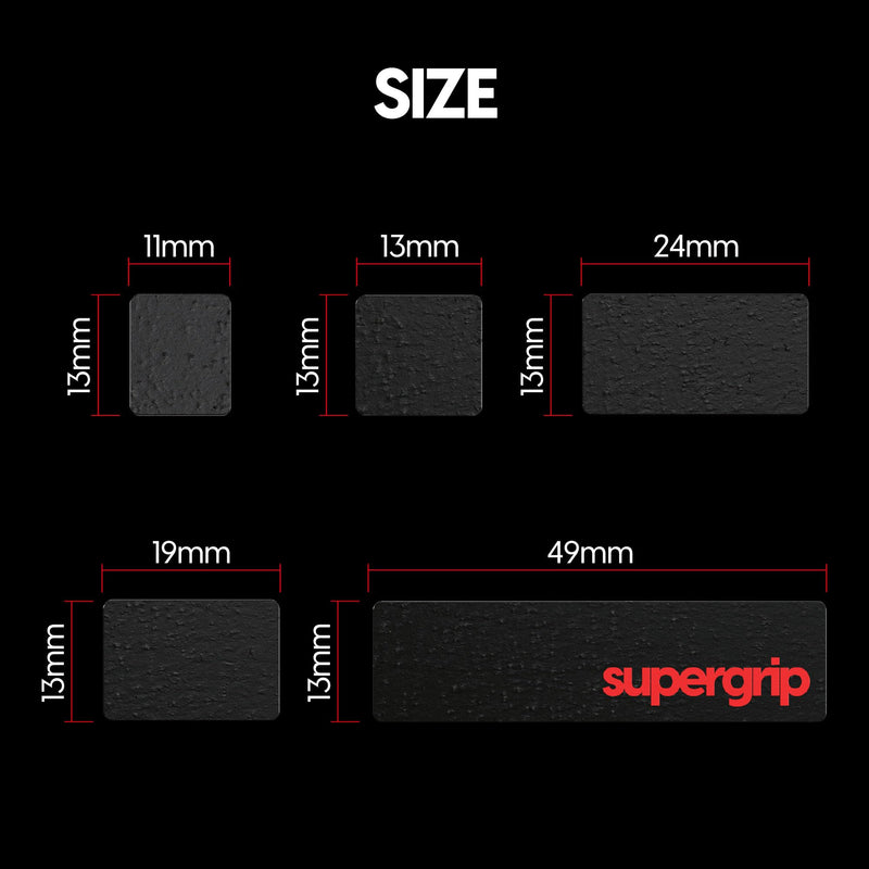 Pulsar Gaming Gears SUPERGRIP Pre-Cut Keyboard Griptape Pre-Laminated Sweat Absorbing High Performance Universal Anti Slip Mouse Keycap Grip Tape Ultra-Thin 0.5mm (0.02in)