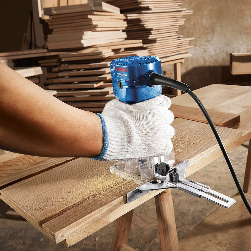 Bosch 1 x PRO Groove Cutter, Straight, Double-Edged (for Softwood, Hardwood, Diameter 6 mm, Professional Accessories Hand Router, Edge Cutter) Multicoloured Ø 6 x L 15.7 mm