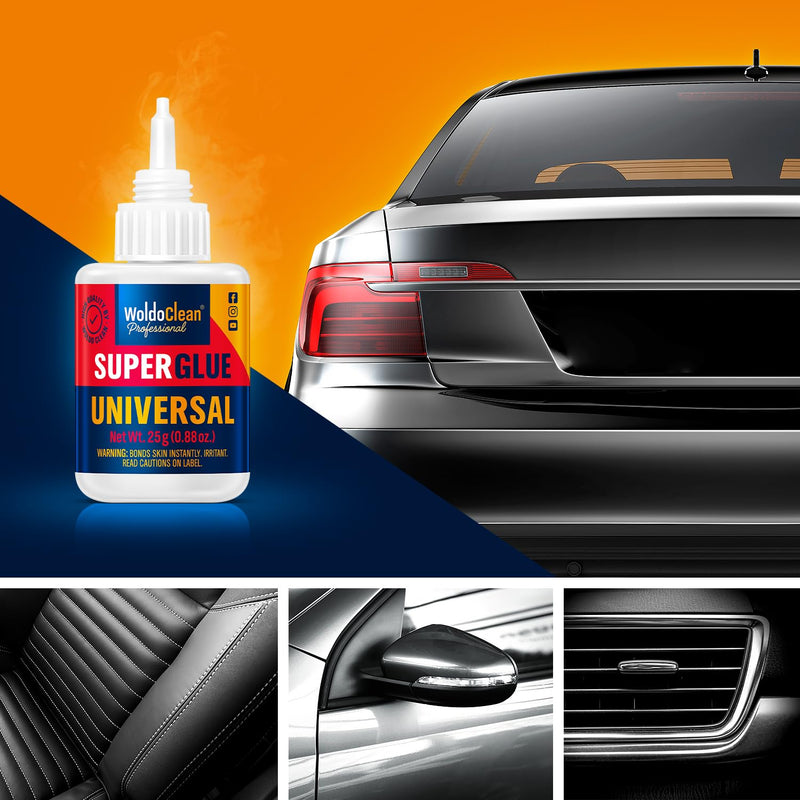 [Australia - AusPower] - Super Glue for All Purpose 25g Extra Strong - Waterproof, Heat-Resistant, Clear Glue with Precise Nozzle 