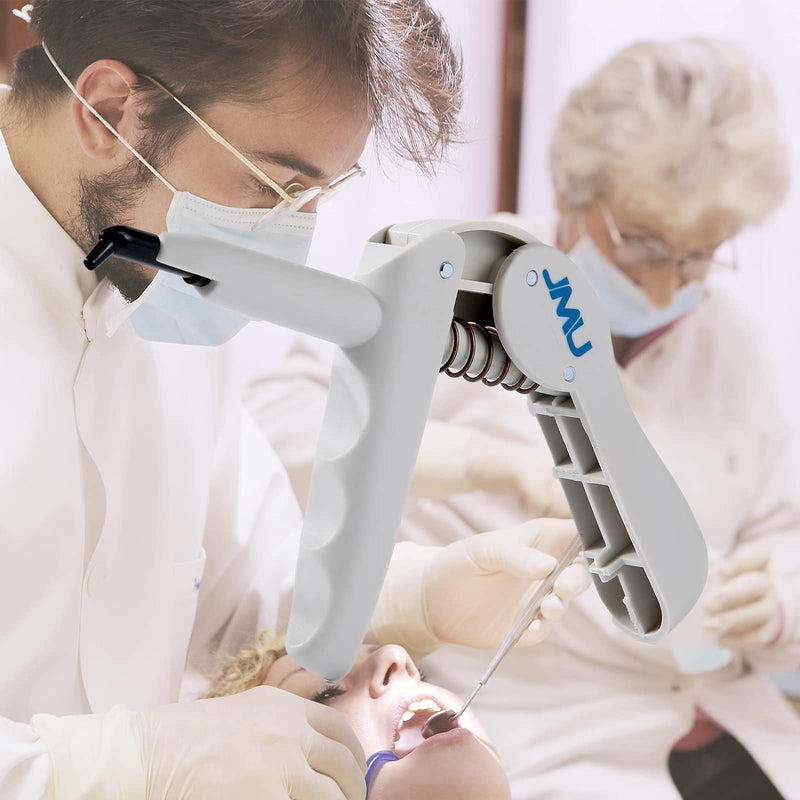 [Australia - AusPower] - JMU Dental Composite Gun Dispenser Applicator Autoclavable, Comes with 5 Unidose Copsules Cartridge Tips, Plastic Caps 