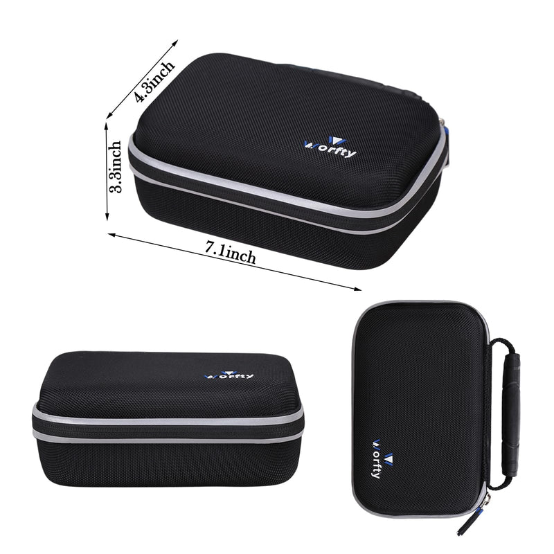 [Australia - AusPower] - Case for HP96 Thermal Imaging Camera Super Resolution 240 x 240 Thermal Camera with Visual Camera, Carrying Case Compatible with HSFTOOLS HP96 Thermal Camera (Case Only) (Black) Black 