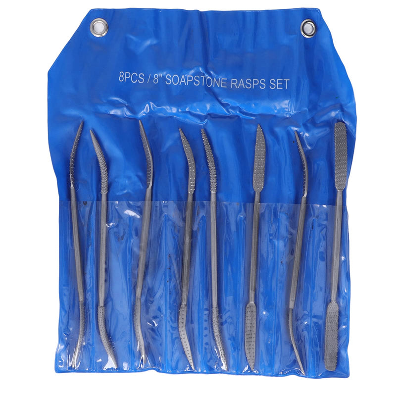 [Australia - AusPower] - 8PCS Wood Files and Rasps, Double Ended Riffler Wood Rasp File Set Riffler File Set Wood Files for Woodworking 