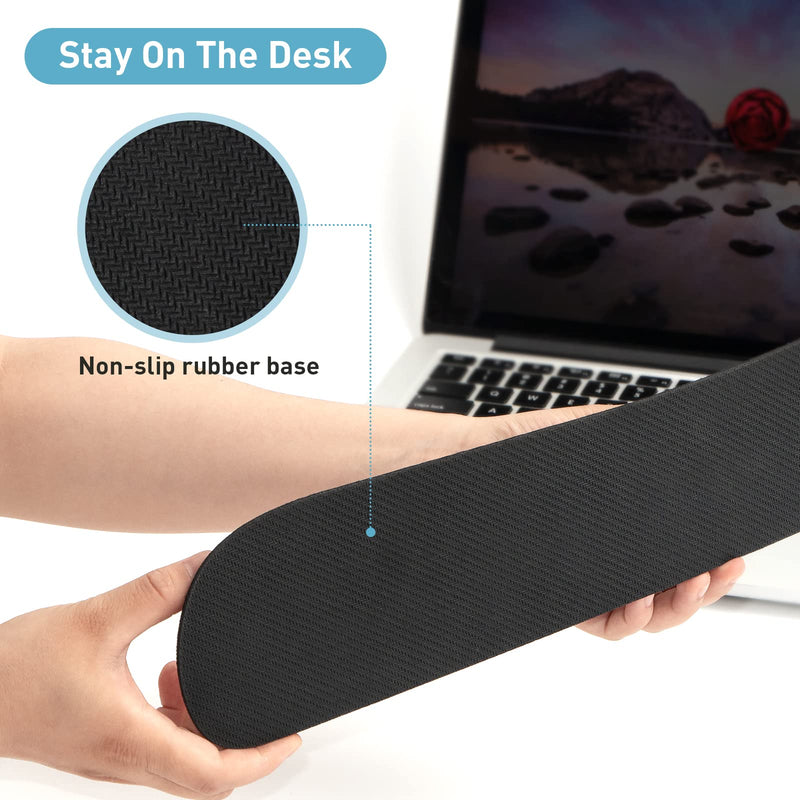 [Australia - AusPower] - Keyboard Wrist Rest Memory Foam, Easy Typing Pain Relief, Keyboard Mouse Pad Set for Computer, Laptop, Home & Office SKK-333 