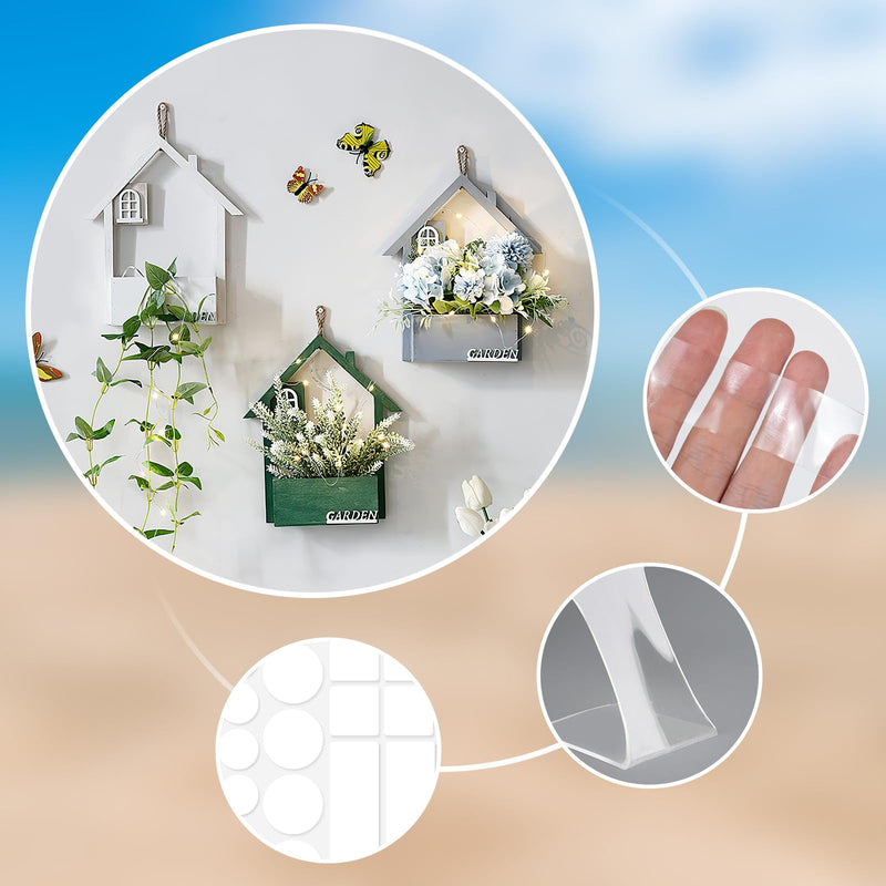 112pcs Double Sided Tape for Walls Glue Mounting Dots Balloon Adhesive Poster Tack Crafts Removable Fixing or Non Slip