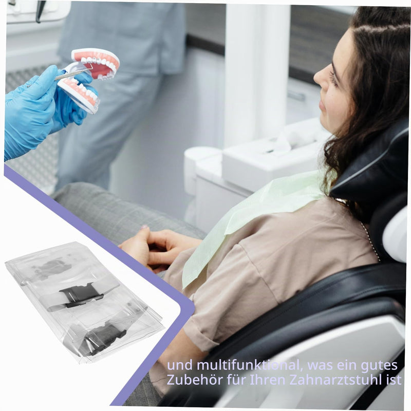 Transparent Dental Chair Foot Protection Cover 46 x 42 cm Washable Easy Care Foot Mat for Dental Chair Protection and Hygiene in the Treatment Chair