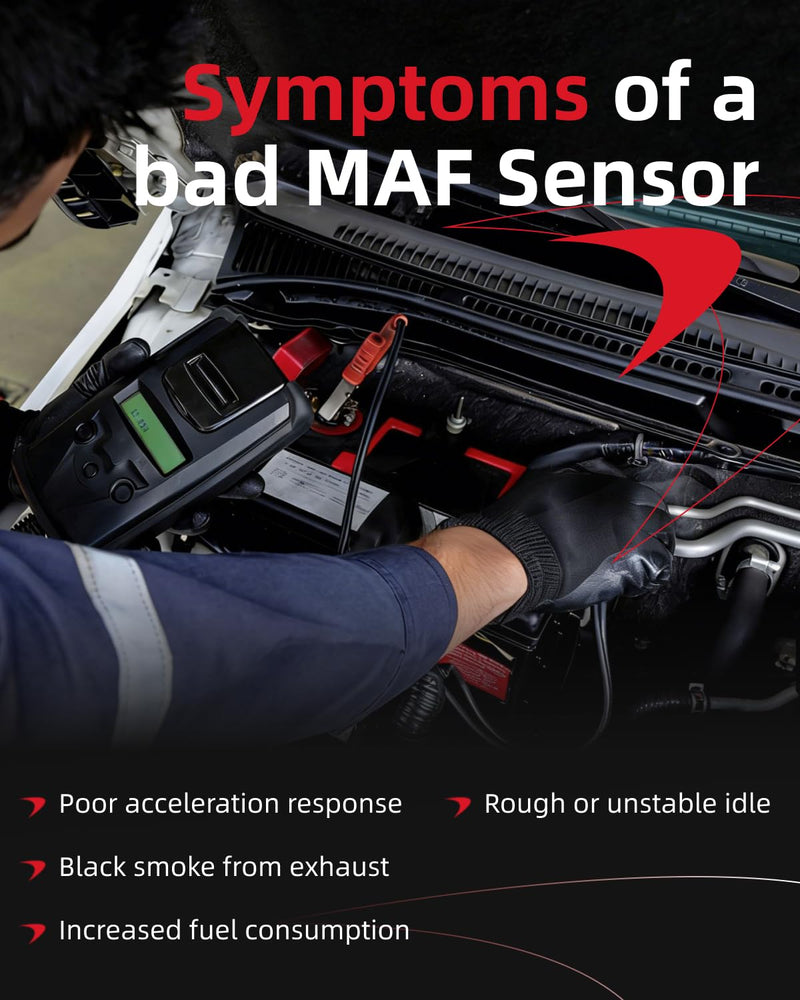 Fordnova Mass Airflow Sensor MAF Mass Air Flow Sensor Meter MAF for 1998-2004 Ford F150 F-250 F-350 F-450 F-550 Super Duty Expedition Lobo Taurus Lincoln Jaguar 3.4L 4.6L 5.4L 6.8L 7.3L V8
