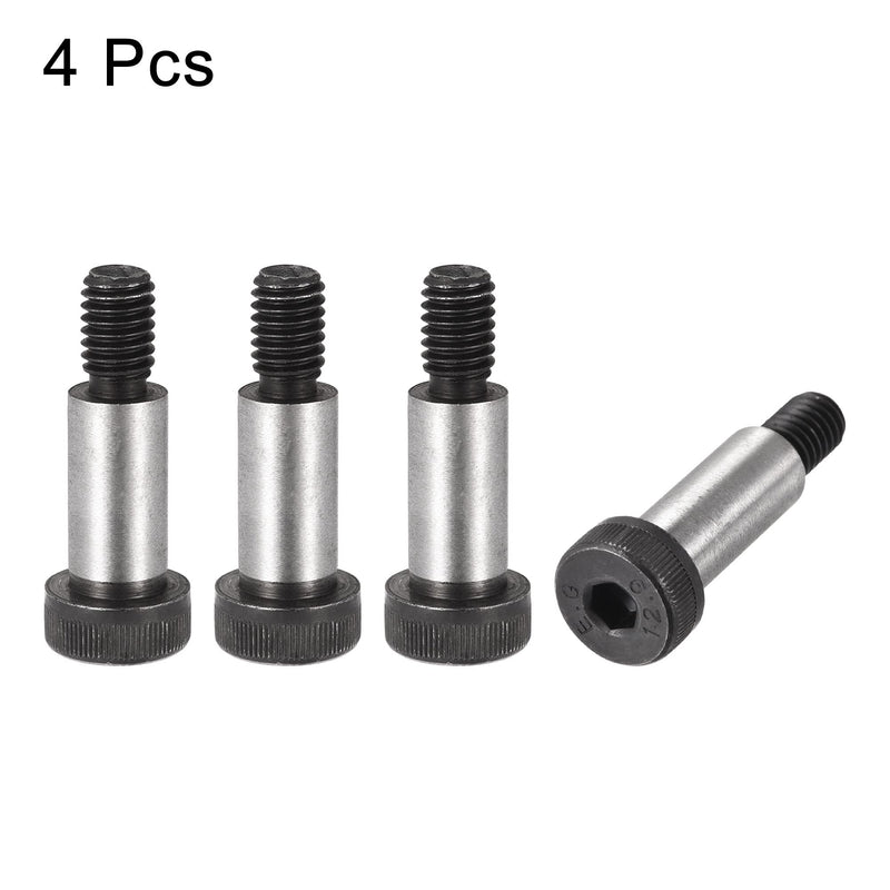 [Australia - AusPower] - uxcell Alloy Steel Hexagon Socket Head Shoulder Screws Bolts, 1" Shoulder Length, 1/2" Shoulder Dia, 3/8-16 Thread, 4pcs 1" x 1/2" 