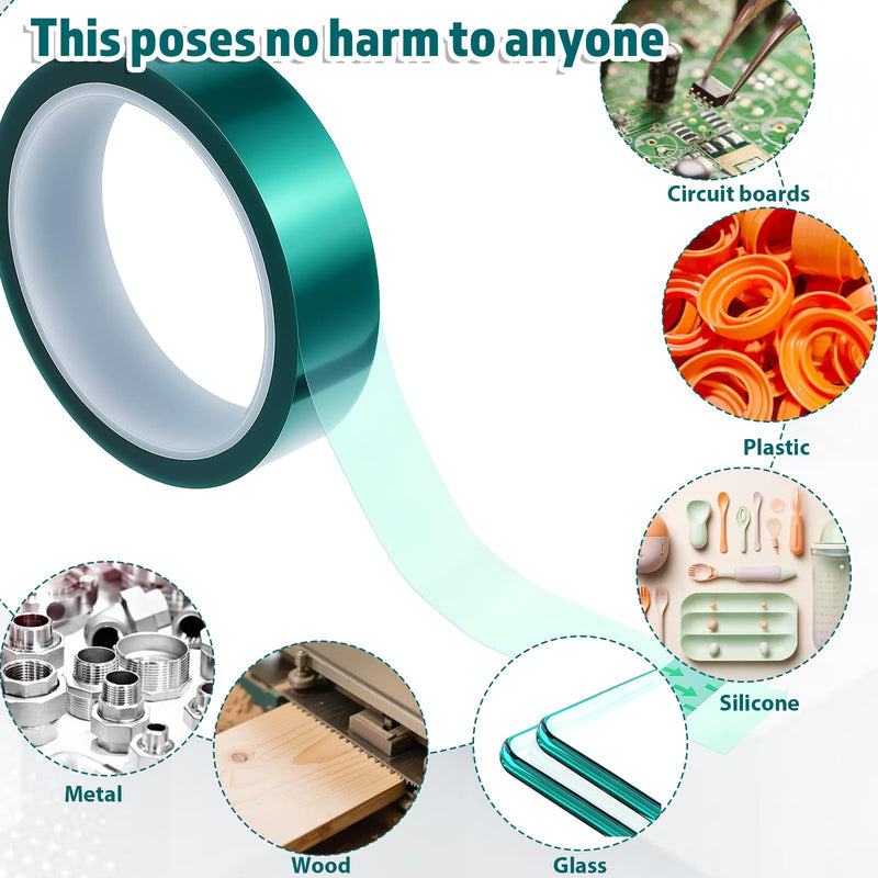 Resin Tape for Epoxy Resin Molding, 2in W X 110ft L, 2 Rolls | Thermal Adhesive, High Temperature Resistant, For DIY Jewelry, For Spray Painting, For Welding