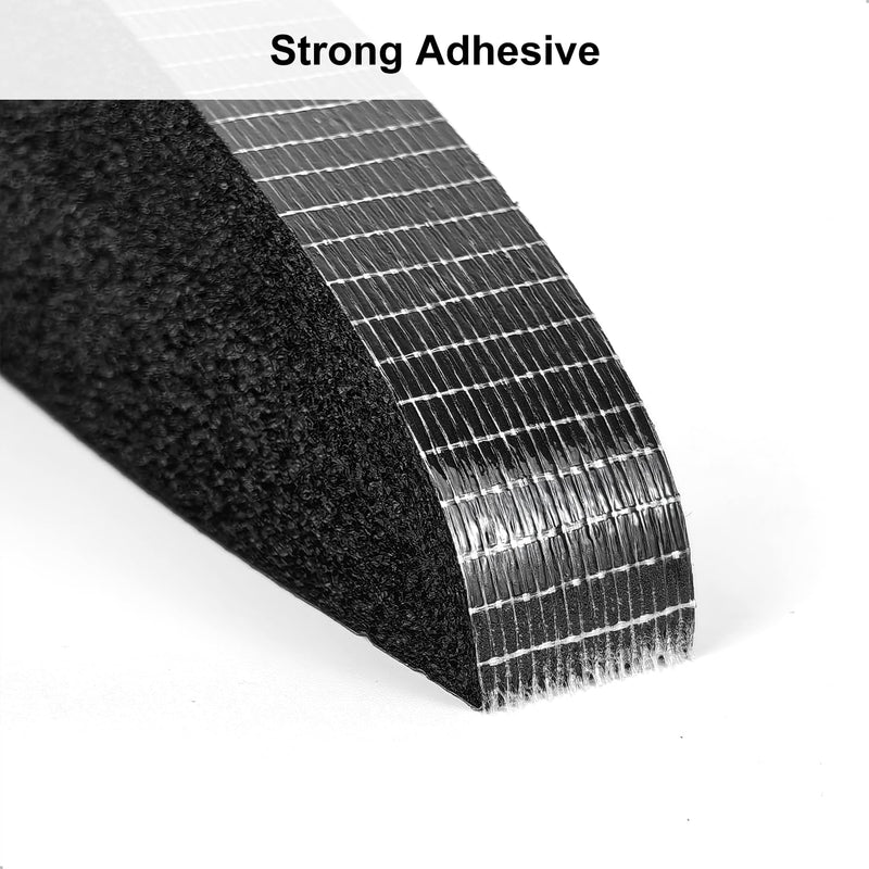 Weather Stripping Door Seal Strip, 1 in x 1 in, AC Insulation Tape, Strong Adhesive, High Reslilience, Weatherproof, Reduce Noise, Gap Filler, Foam Insulation Tape for Doors and Windows 1 in x 1 in x 6.5 Ft Self-Adhesive