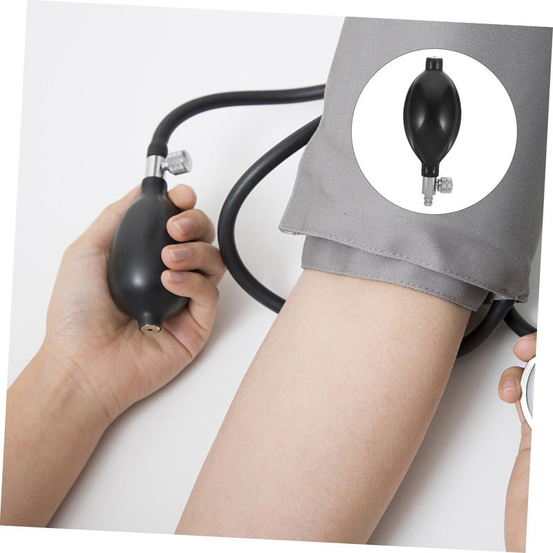 Garneck 2 x Manual Inflation Bulbs for Blood Pressure Monitor, Latex Ball with Air Valves, Accessories for Medical Applications and Home Use