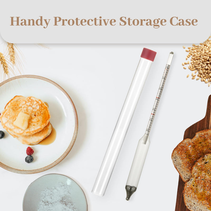 [Australia - AusPower] - Maple Syrup Hydrometer, Baume and Brix Scale, Maple Syrup Density Kit Syrup Hydrometer for Measure Sugar and Moisture Content (Density) of Boiled Sap Maple Syrup Hydrometer 
