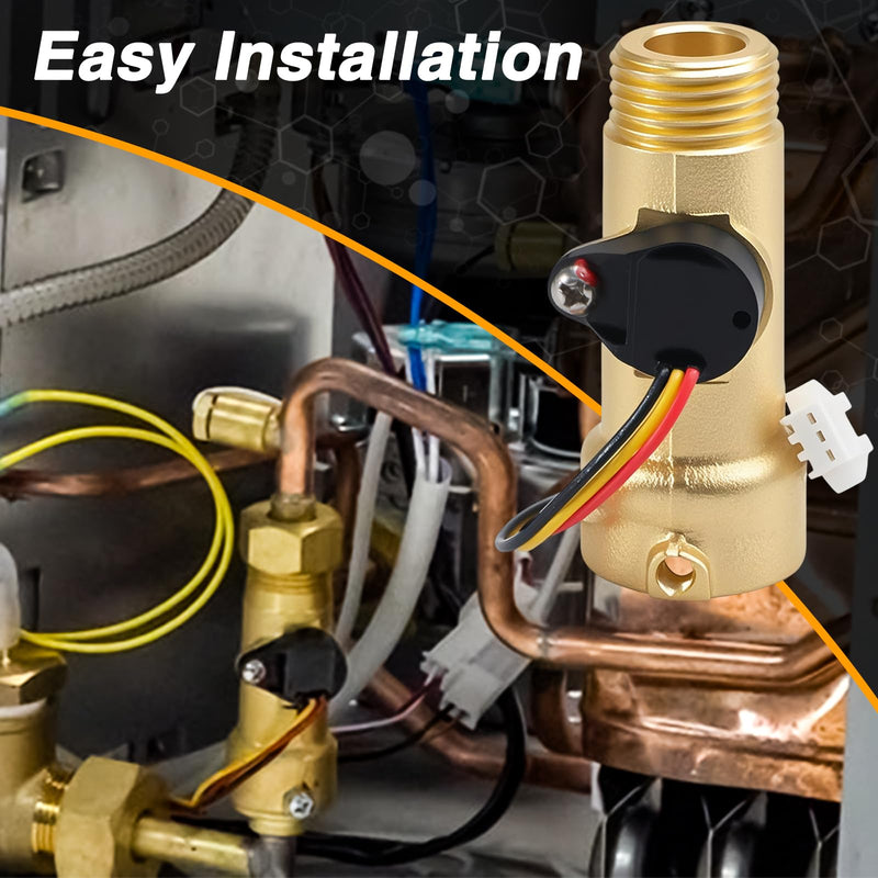 [Australia - AusPower] - Water Flow Sensor RV Tankless Water Heater Water Flow Sensor Compatible with Girard Water Heater GSWH-2 Replace#: 2022107584 2GWH-24 