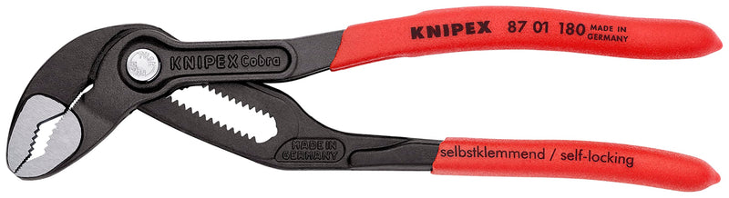 [Australia - AusPower] - KNIPEX - 8701180 Knipex 87 01 180 7-1/4-Inch Cobra Pliers 