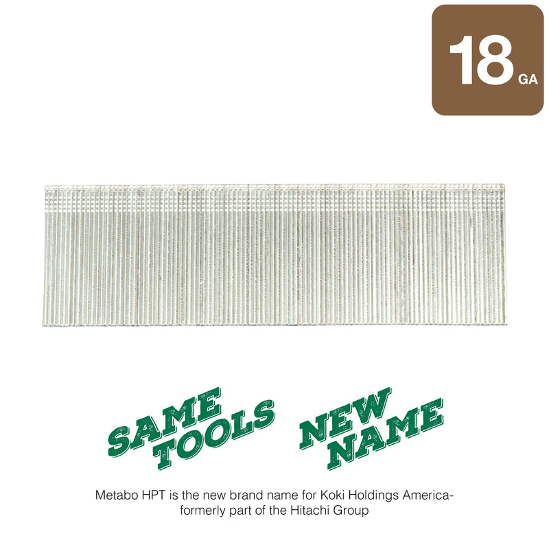 [Australia - AusPower] - Metabo HPT Brad Nails | 2 Inch x 18 Gauge | Electro Galvanized | Smooth | 1,000 Count | 24108THPT 2-Inch x 18 GA 