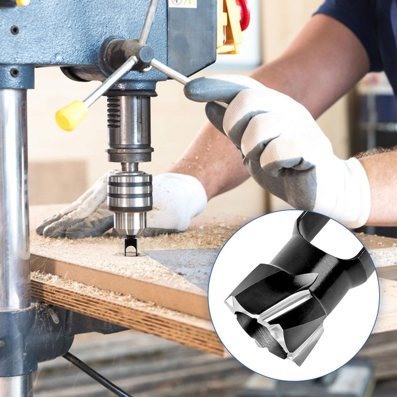 Deep Tenon Drill for Carpentry Work, 8mm, 10mm, 12mm, 15mm, 20mm, 25mm, 30mm, 35mm, 40mm, Wood Dowel Hole Cutter, Tenon Cutter, Cork Drill, Deep Dowel Cutter (10mm)