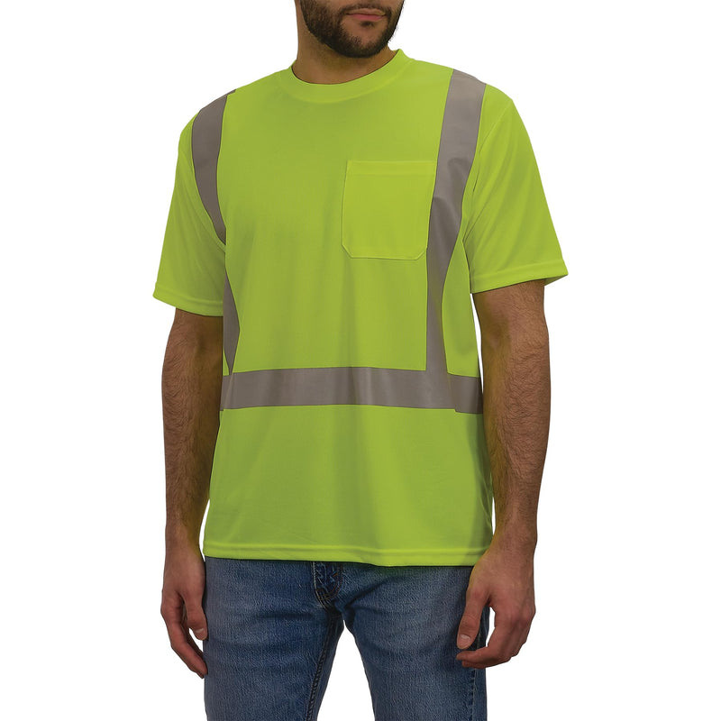 Ergodyne Unisex Adult Glowear 8282 Essential Hi-vis T-Shirt - Type R, Class 2 5X-Large Lime