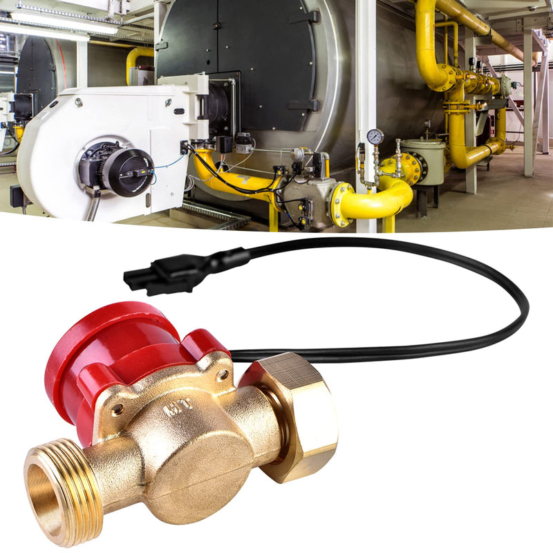 [Australia - AusPower] - Water Flow Switch, HT 30 AC 0 to 110V G3/4"-3/4" Thread Sensor Switch, Water Control Switch Sensor Electronic Pressure Automatic Control Switch for CO2 Laser Tube Protecting 