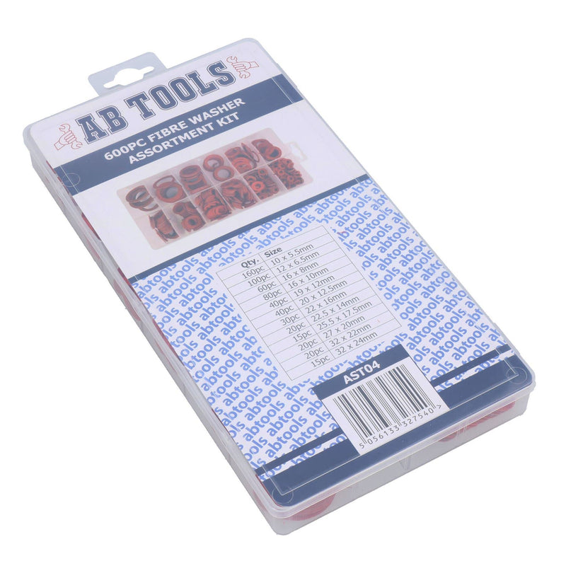 [Australia - AusPower] - Fibre/Sealing Washer Assortment 600pc AST4 