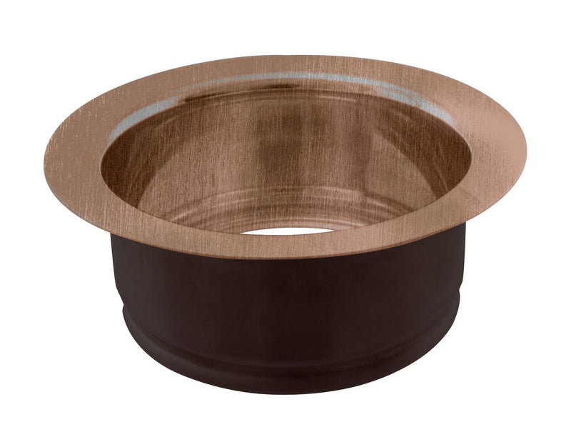 Westbrass A2165-11 4-1/4" OD Post Style Large Kitchen Basket Strainer with Waste Disposal Flange and Stopper Drain Set, Antique Copper