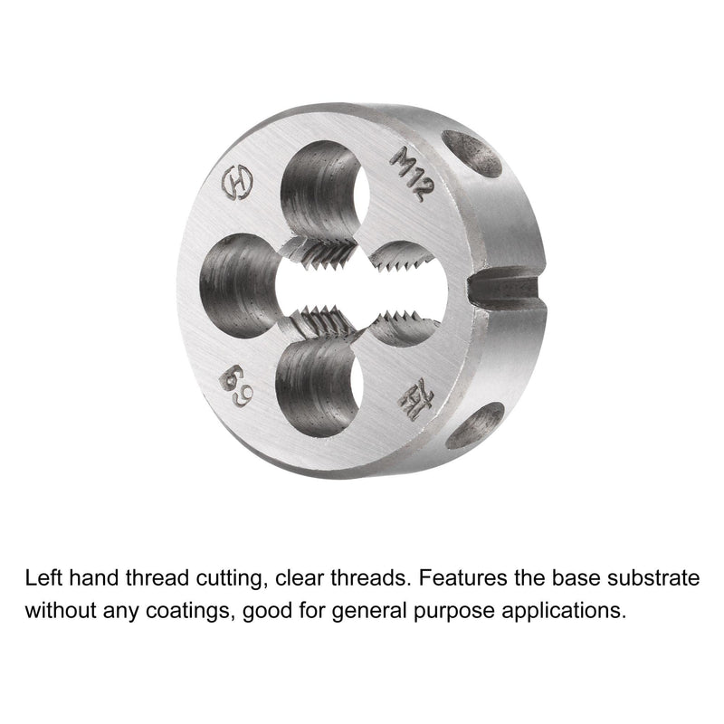 [Australia - AusPower] - sourcing map Taps and Die Sets M16 x 2 Metric Left Hand Thread with Straight Groove and Round Die 