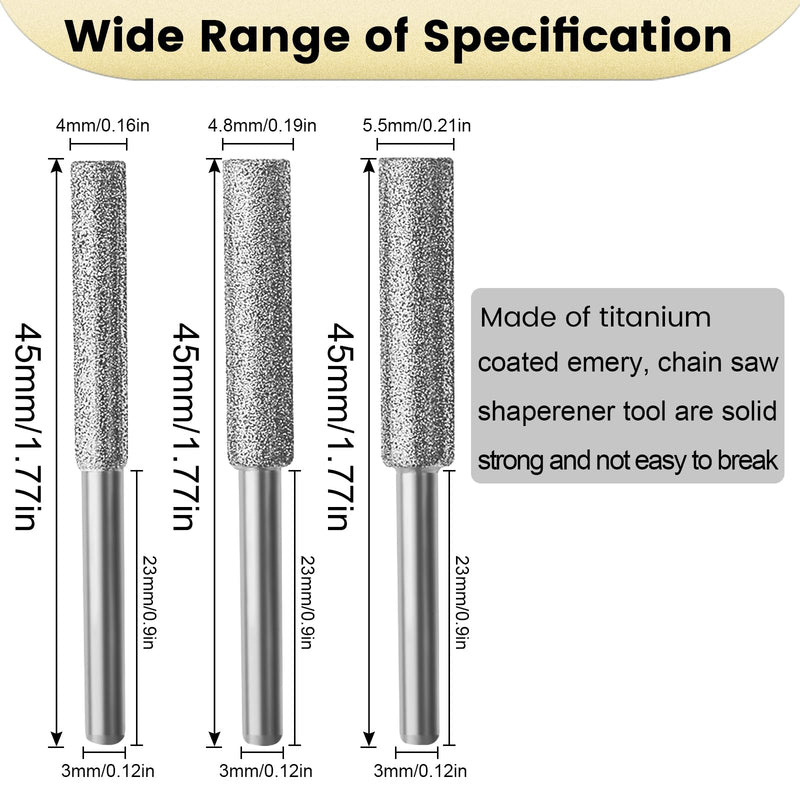 [Australia - AusPower] - Stone Carving Set Diamond Burr Bits Compatible with Dremel, 9PCS Polishing Kits Rotary Tools Small Long Cone Accessories with 1/8 Shank for Carving, Engraving, Grinding,Rocks, Jewelry, Glass?Silver) Silver 