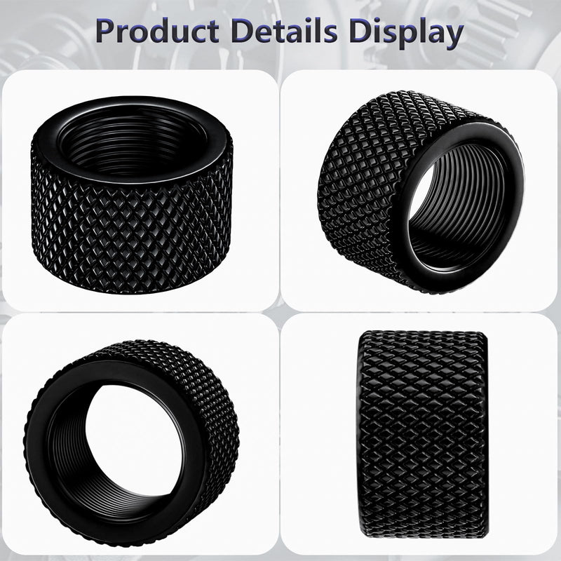 [Australia - AusPower] - 2 Pack Thread Protector, 5/8x24 Steel Thread Adapters (Black) 
