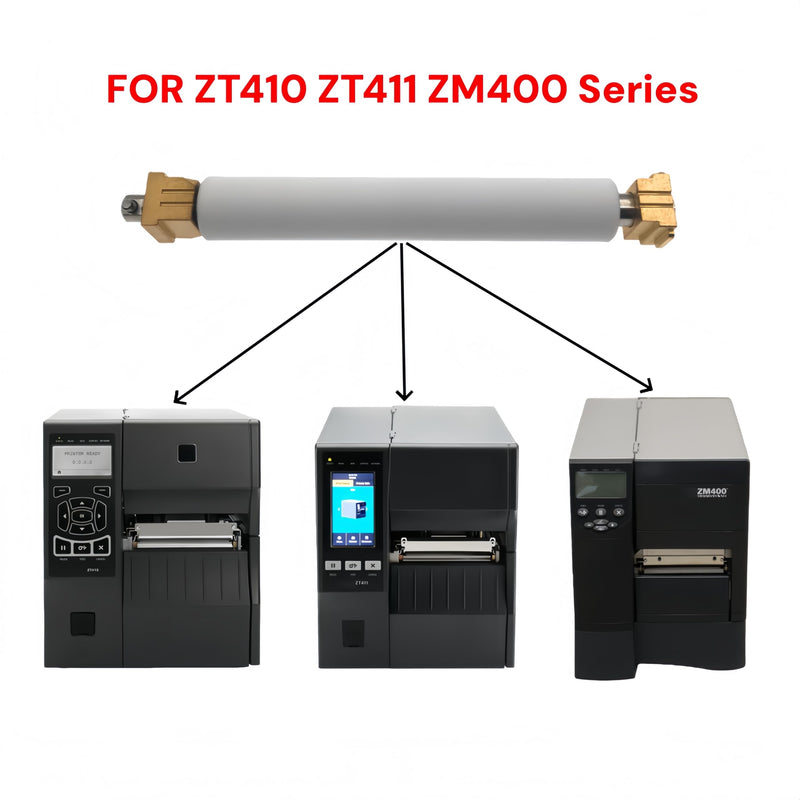 Platen Roller Assembly Maintenance Kit Compatible with Zebra ZT410 ZT411 ZM400 Thermal Barcode Label Printer 203dpi 300dpi 600dpi P/N:79815M P1058930-080
