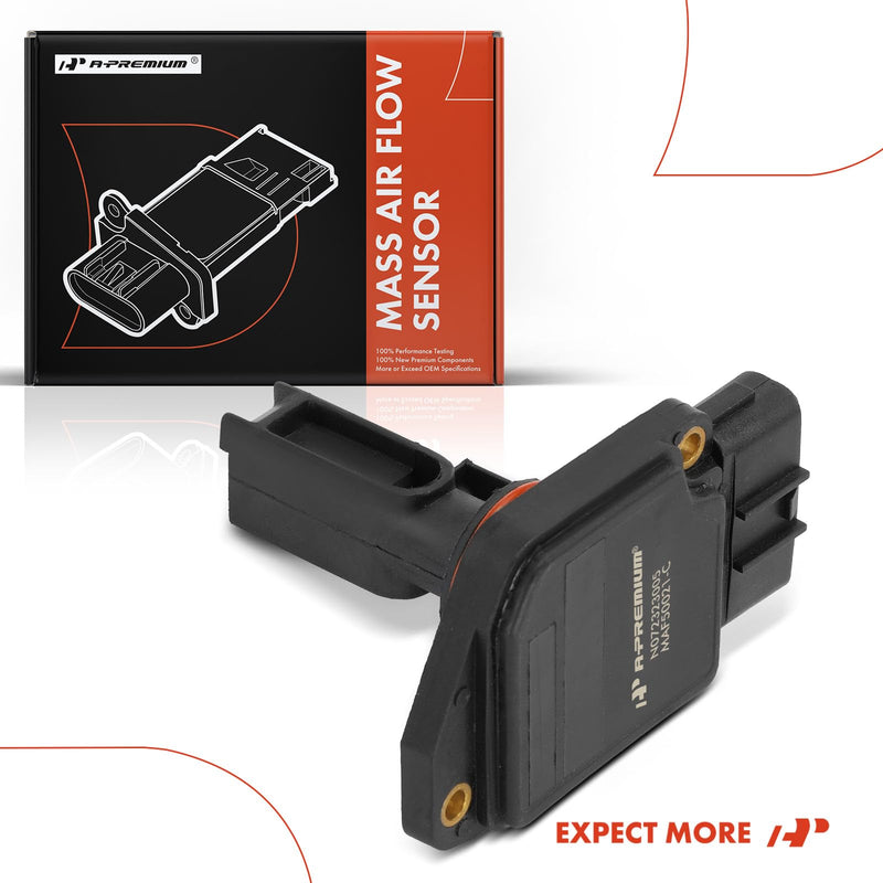 A-Premium Mass Air Flow Sensor Meter Compatible with Toyota Tundra 2000-2004, 4runner 2003-2004, Sequoia 2001-2004, Land Cruiser 1998-2005 & Lexus GX470 2003-2005, LX470 1998-2005, 4.7L