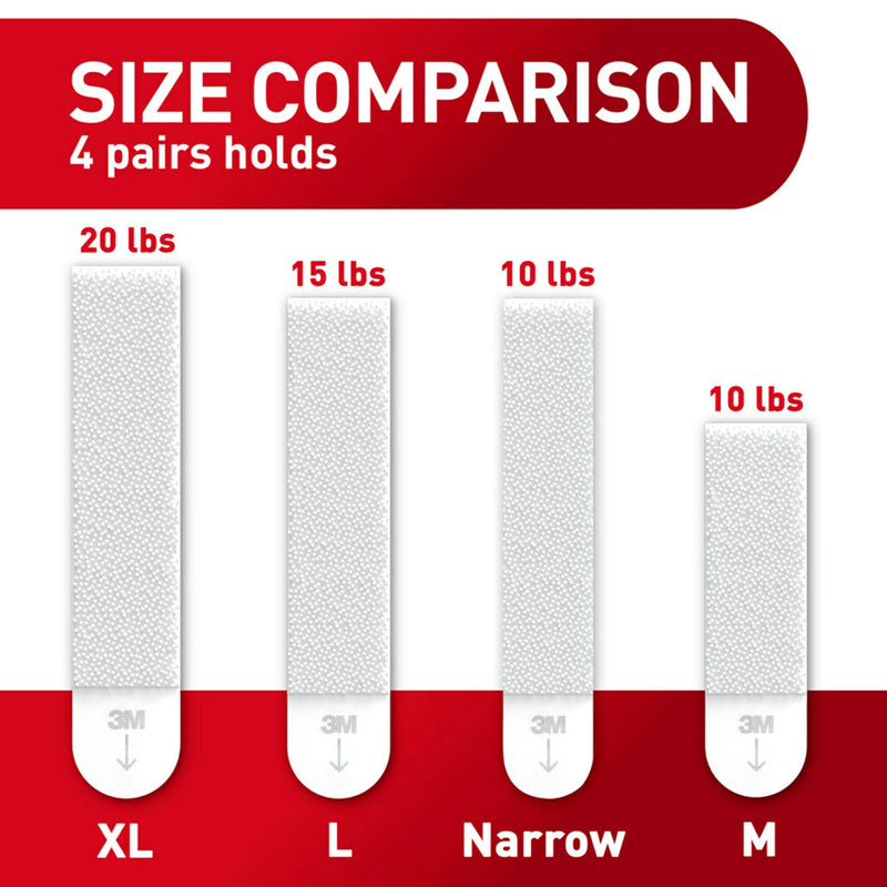 [Australia - AusPower] - Command Large Picture Hanging Strips, Damage Free Hanging Picture Hangers, No Tools Wall Hanging Strips for Living Spaces, 120 White Adhesive Strip Pairs 