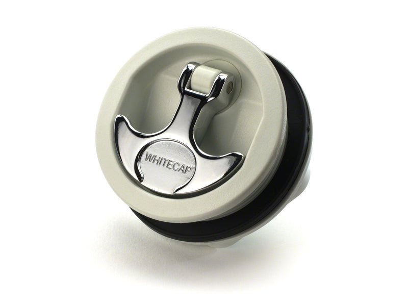[Australia - AusPower] - Whitecap S-0226BC T-Handle Latch with Keyed Lock - Black 3" Diameter 