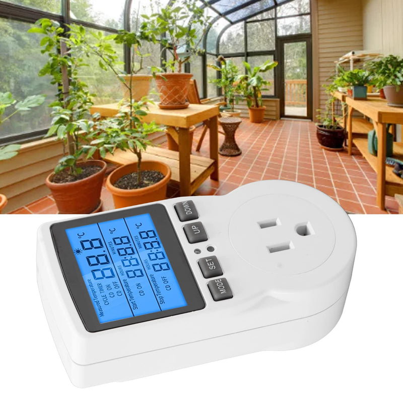 [Australia - AusPower] - DIGITEN WTC100 Wireless Thermostat Outlet, Greenhouse Reptiles Cooling Heating, Remote Control (US Plug) US Plug 
