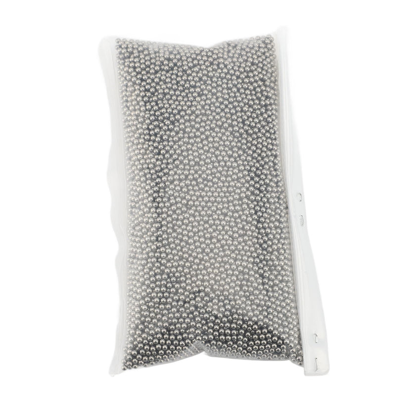 Stainless Steel Polishing Beads, Multifunctional Round Jewelery Polishing Beads Jewelery Polishing Accessories for Burr Removal for Jewelery Processing for Polishing Gold and Silver (2 mm / 0.08 2 mm / 0.08 inch size