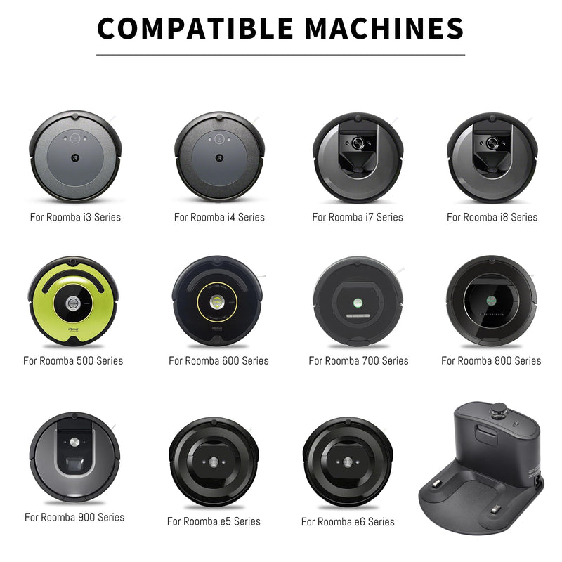 RDSJK Roomba Charger Dock, Replacement for iRobot Roomba e5 e6 i1 i3 i4 i5 i6 i7 i8 j5 j7 j9 Series & All 500 600 700 800 900 Series - Charger ADF-N1 17070 17064 4452369
