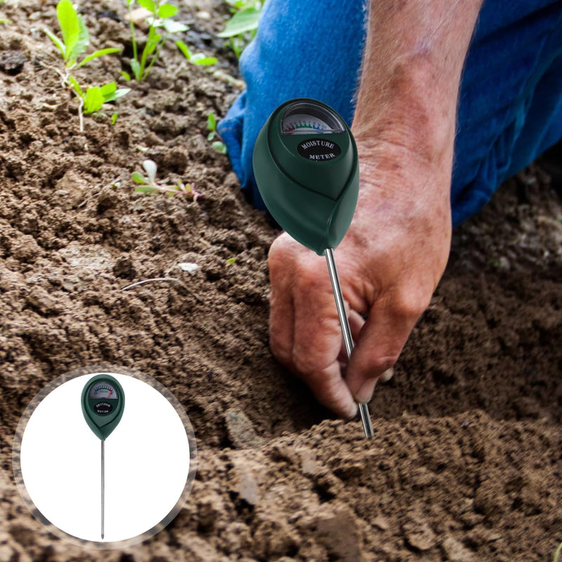 [Australia - AusPower] - VICASKY Soil Moisture Meter Deep Use Hygrometer Sensor Water Monitor Indicator for Garden Farming Lawn Indoor and Outdoor No Batteries Required 10.43 Inch 