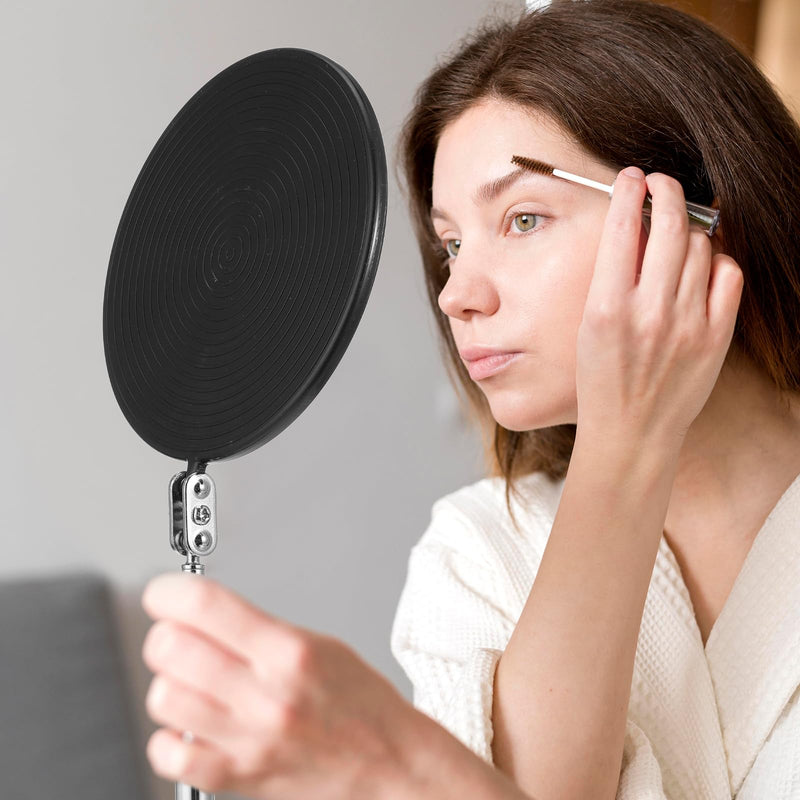 [Australia - AusPower] - Telescoping Inspection Mirror, 360 Rotation Flexible Inspection Mirror Circular Inspection Mirror with Retractable Handle Round Inspection Mirrors for Checking Vehicle Condition(Dia-4 Inch) Dia-4 Inch 