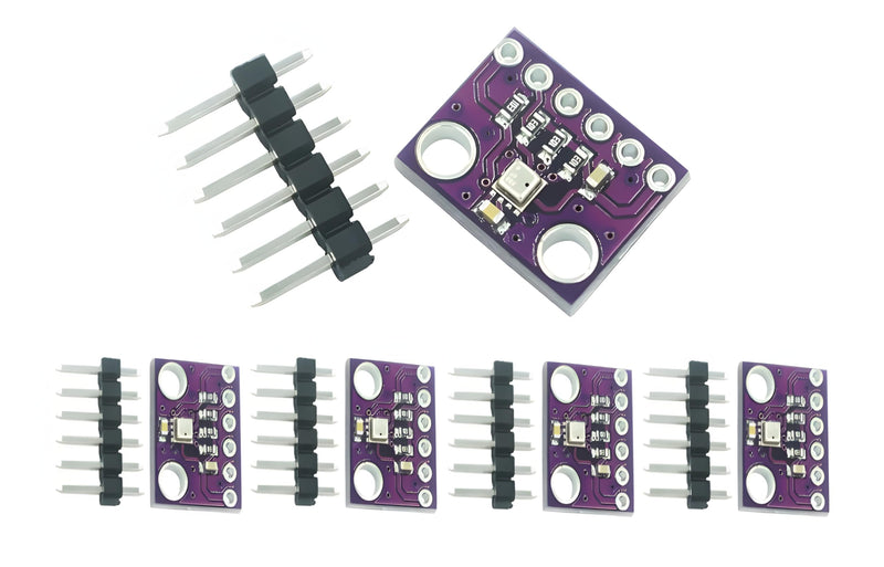 [Australia - AusPower] - 5pcs GY-BME280-3.3 BME280 3.3V High Precision Atmospheric Pressure Sensor Altimeter Module GY-BME280-3.3 Temperature Humidity Sensor Module for Arduino 