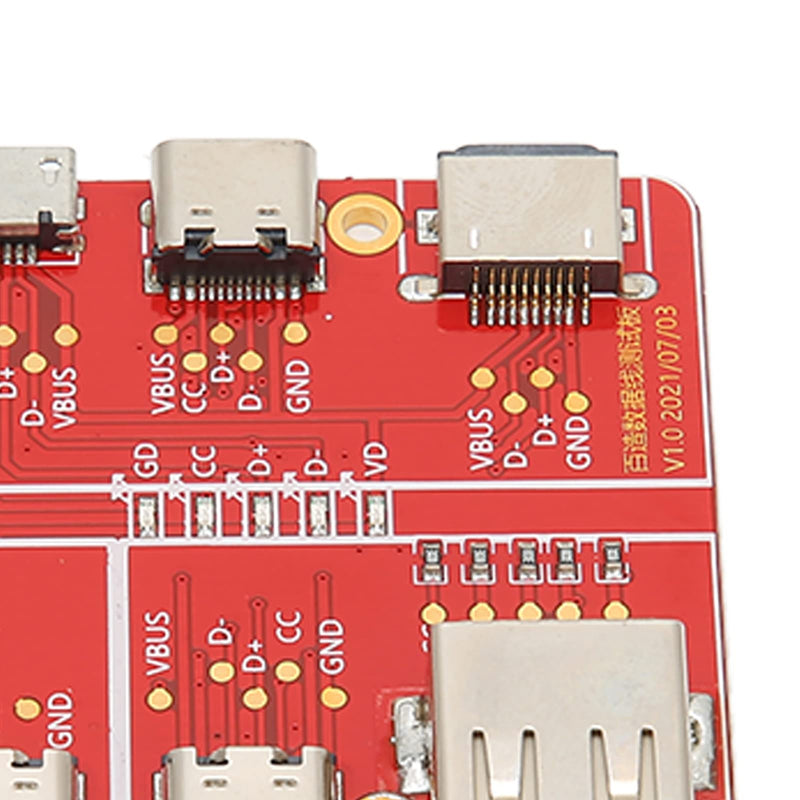 [Australia - AusPower] - USB Cable Triad Tester, Charging Test Card 3 in 1 Data Wire Test Fixture Accurate Type C Micro for Testing Research 