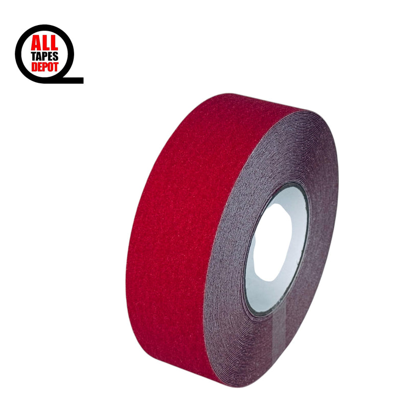 Sure-Step Non-Skid Safety Tape – High Traction, Waterproof Adhesive, Anti-Slip Tape for Stairs, Ramps, and Walkways – OSHA Compliant – 2" x 60' Pack of 1 ROLL RED