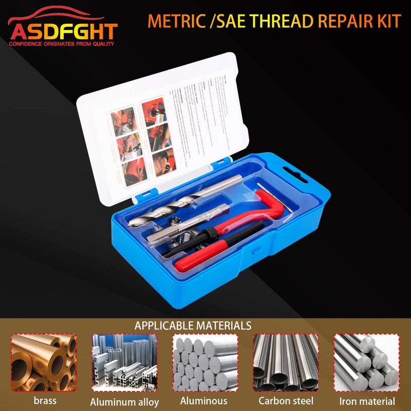 M10x1.25 Thread Repair Kit, Thread Repair Kit, Helicoil Thread Repair Kit, HSS Drill Helicoil Repair Kit Metric M10x1.25