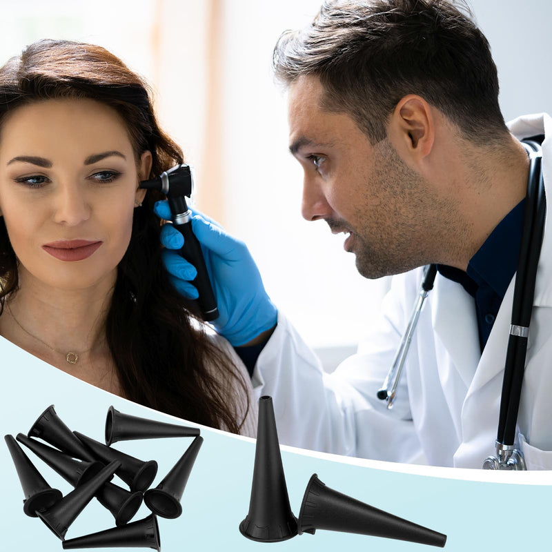 [Australia - AusPower] - 150 Pcs 3 Sizes Reusable Diagnostic Otoscope Cover Plastic Ear Specula Tips Disposable Pediatric Otoscope Tips Universal Ear Covers Speculum Available in 2.5 mm 3.5 Mm, 4 Mm, 50 Pcs Each 